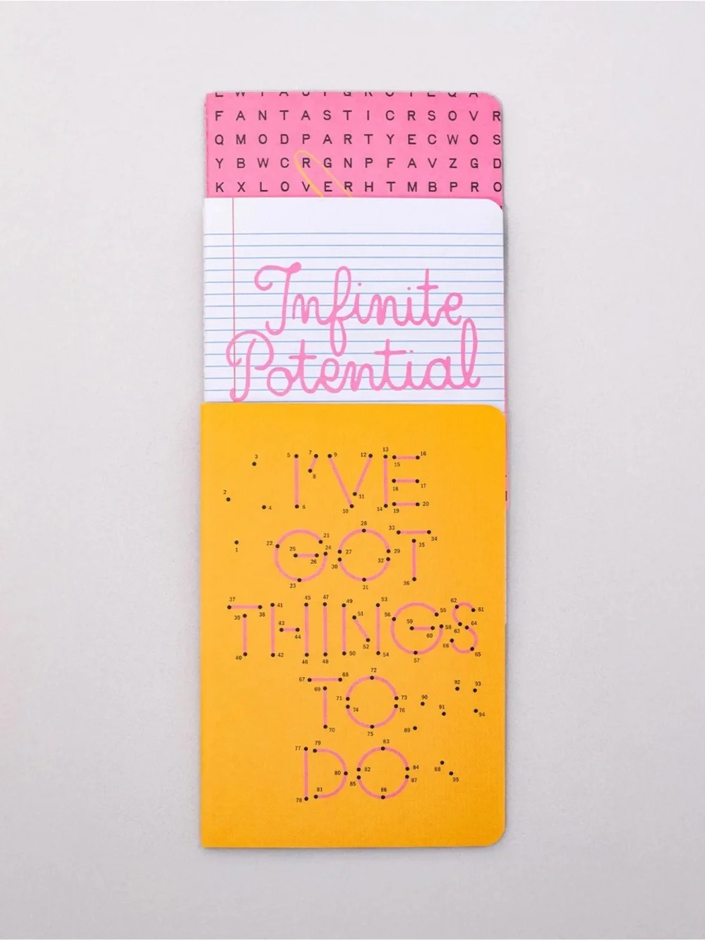 Ban.do Infinite Potential Pink & Yellow Journal Set